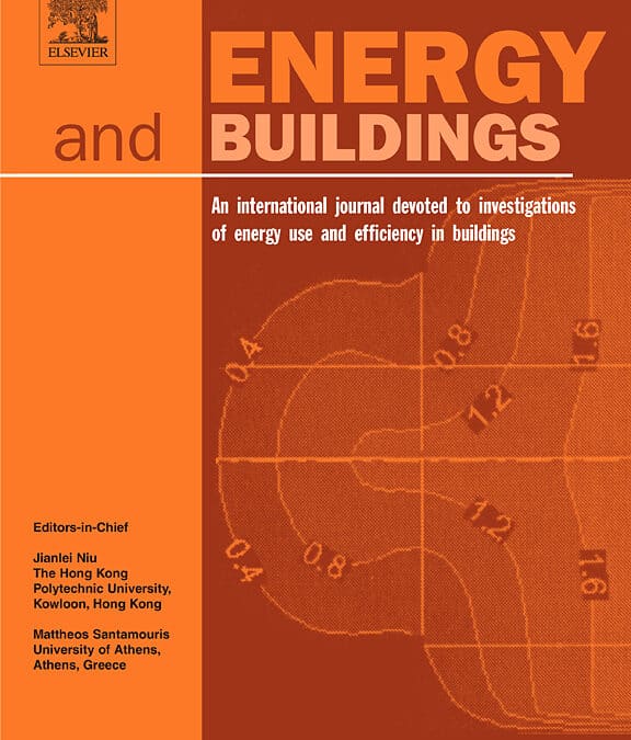Publication scientifique dans la revue Energy and Buildings